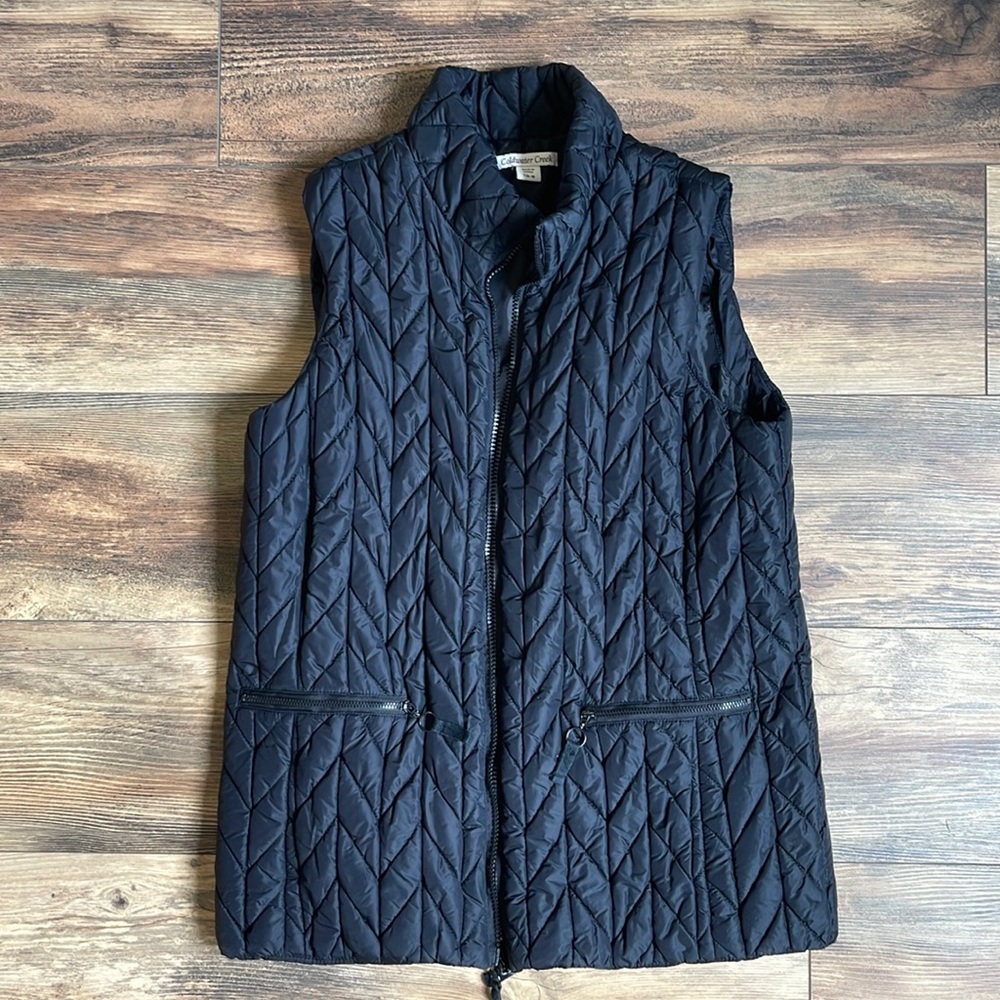 Coldwater Creek Black Vest